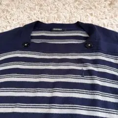イーストボーイ　EAST BOY 長袖薄手ニット マリン　ボーダー