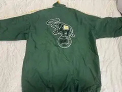 アスレチックス 古着　ナイロンジャケット