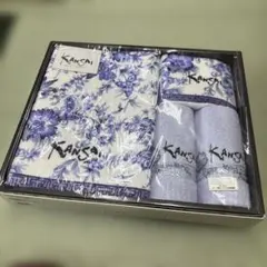KANSai 花柄タオルセット 綿100%のサムネイル