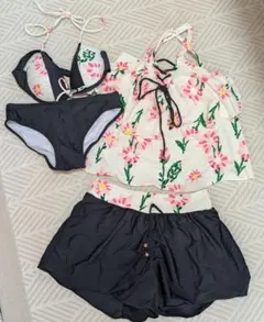 TeddyShop　水着4点セット　体型カバー　Mサイズ