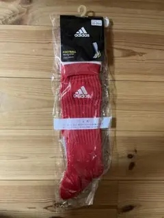 adidas サッカーソックス レッド 22〜24cm