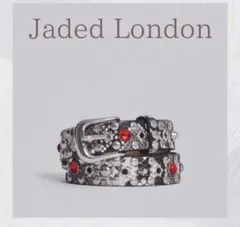 ん*様 Jaded London レオパード柄 スタッズベルト Jaded London ピンクレオパードスタッズベルトヒョウ柄 - メルカリ