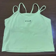 GU リブ編み タンクトップ 150