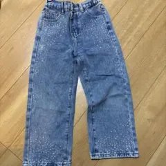 子供用　デニム　スパンコール