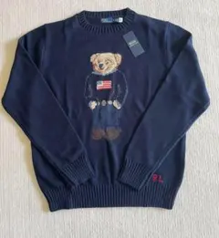 Ralph Lauren クマ刺繍セーター ネイビー