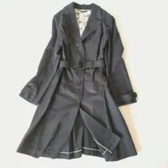 大きいサイズPaul Smith BLACKベルト付きトレンチコート48L