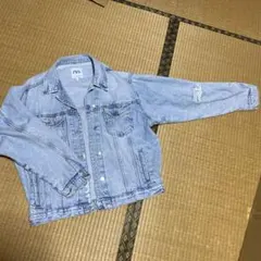 ZARA デニムジャケット　ダメージ　Gジャン