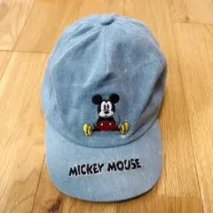 こ*★様 Disney ミッキーマウス デニムキャップ Fサイズ
