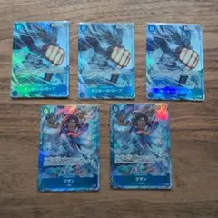 ワンピースカード　青クザン　デッキパーツ　ガープ　クザン　パラレル