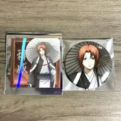 銀魂 POP UP ブシロード 椿の花 神威 缶バッジ ステッカー