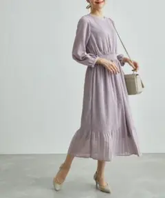 ロペピクニック フェミニンプリーツワンピース