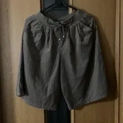ブラウン ハーフパンツ サイズ160 キュロット　コーデュロイ