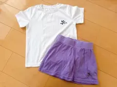 サルトスポーツ　体操服　上下セット　体操着　スカッツ　紫　体操教室