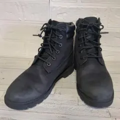 ★美品★Timberland　24　黒　レディースブーツ ６ホール 軽量