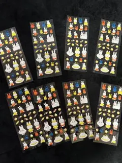 ミッフィーキャラクターぷくぷくシール8セット