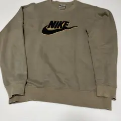【NIKE】ナイキ、オリーブ色 スウェット トレーナーMサイズ