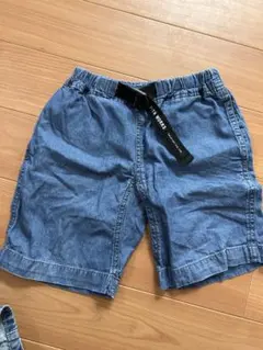 FITH WORKS 半ズボン 110 デニムブルー ハーフパンツ