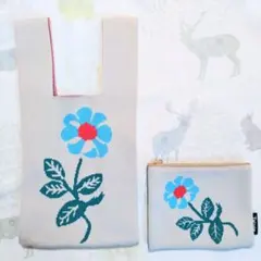 【未使用】Tartine タルティン ニットバッグ　ポーチ　セット【菓子なし】