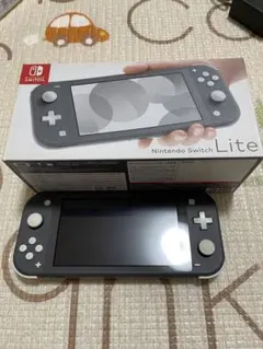 Nintendo Switch Lite 本体　グレー　箱付き　純正充電器付き