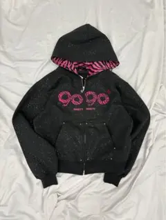 9090girl OG Logo Glitter Hoodie