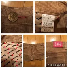 Lee❎earth コーデュロイマイクロミニショートパンツ
