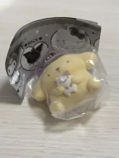 ふわふわフロッキーマスコット ポムポムプリン