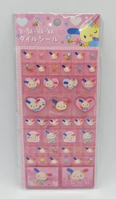 ウサハナ タイルシール ピンク サンリオ 新品