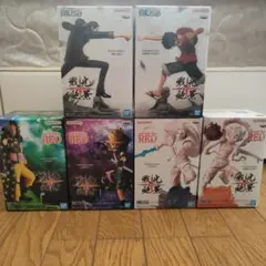ワンピース 戦光絶景シリーズ　ルフィ　ルッチ　他 フィギュア 6体セット