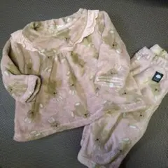 ウサギ柄 ベビーパジャマ 80cm