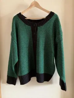 KBF2wayボーダーカーディガン