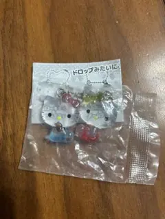 なかよしドロップチャーム　サンリオ　キティ&ミミィ　ガチャ　がちゃがちゃ