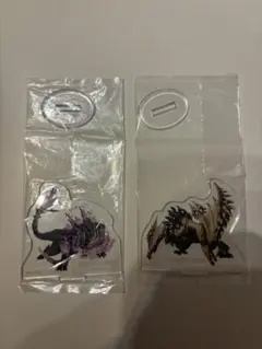 【未開封】一番くじ モンハン アクリルスタンド　２点