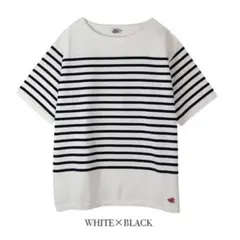 【新品タグ付】ルピジョンボワヤージュ ボーダー ニット カットソー S 白×紺