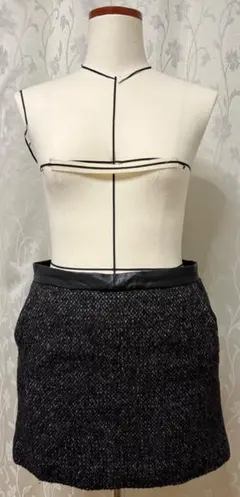 Adam et Rope' ツイードタイトスカート