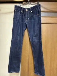 EDWIN ダークブルー ストレートジーンズ