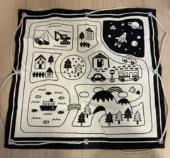 キッズ用 プレイマット 収納袋 巾着型のサムネイル