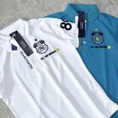 新品 2点セット パーリーゲイツ 半袖 ポロシャツ 4 ロゴ刺繍 ニコちゃん