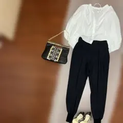 Stella McCartney H&M メリノウールワイドジョガーパンツ - メルカリ