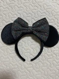 ミニー カチューシャ　黒　ディズニー