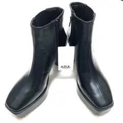 AZUL by moussy ラギッドソールブーツ サイドゴアブーツ ブラックのサムネイル