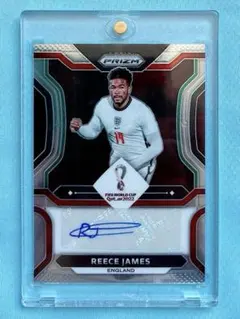 2022 カタールW杯カード リース・ジェームス 直筆サインカード イングランド