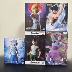 新品未開封 最新ハンターハンター プライズフィギュア6点まとめ売り