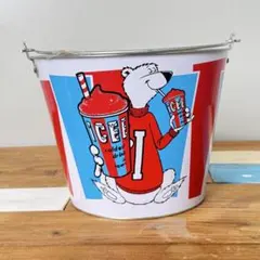 ICEE アイシーベア バケツ アメリカン雑貨 オモチャ収納/鉢カバー/ゴミ箱等