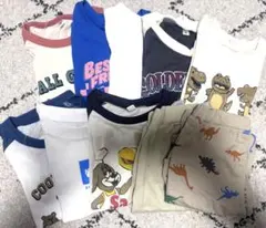 【新品未使用】 保育園着まとめ売り　半袖　半ズボン10枚セット　男の子　95cm