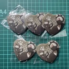 忍たま乱太郎 ナンジャタウン ハート缶バッジ 雑渡昆奈門