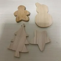木製クリスマスモチーフセット
