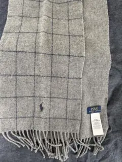 Polo Ralph Lauren ウールマフラー グレー チェックのサムネイル