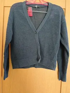UNIQLO メッシュニットカーディガン L サイズ