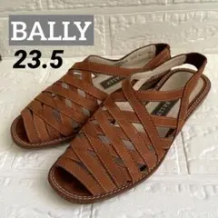 美品⭐️ BALLY レザーグルカサンダル ブラウン キャメル 23.5