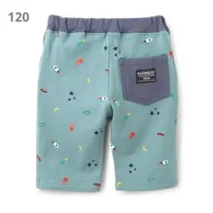 【新品タグ付き】kladskap　宇宙柄6分丈パンツ　120cm